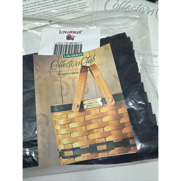 Longaberger 1996 Collectors Club Charter Member Basket Combo FAMILY SIGNED - Picture 3 of 16